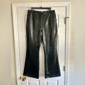 Abercrombie Black Vegan Leather Pants